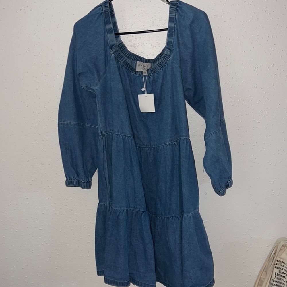 Long sleeve Denim Dress